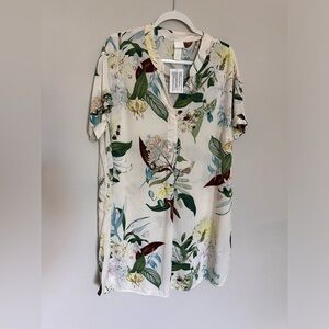 NWT H&M Floral Print Short Sleeve Dress – Size 10 (US/Canada)
